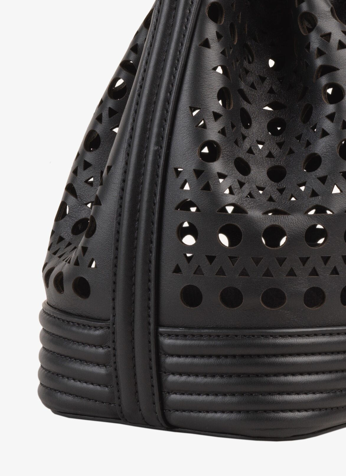 Le Seau openwork leather bag ALAÏA BLACK LE SEAU OPENWORK LEATHER BAG